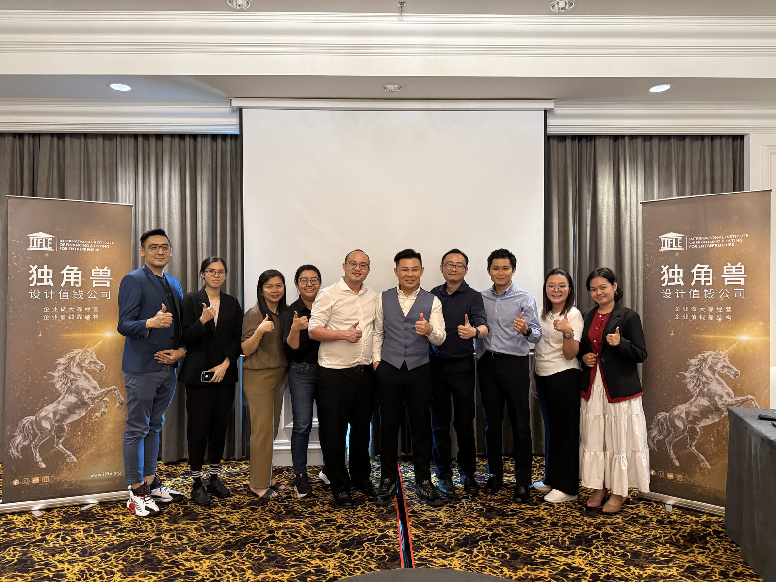 Participants at the IIFLE Unicorn Design intensive, Ritz-Carlton Kuala Lumpur